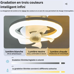 Load image into Gallery viewer, Ventilateur et Lampe intelligente 3 en 1 - rafraichissant, multi-led réglable - réduit la facture d'électricité (EN PROMOTION - Stock très limité) SN