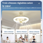 Load image into Gallery viewer, Ventilateur et Lampe intelligente 3 en 1 - rafraichissant, multi-led réglable - réduit la facture d'électricité (EN PROMOTION - Stock très limité) SN