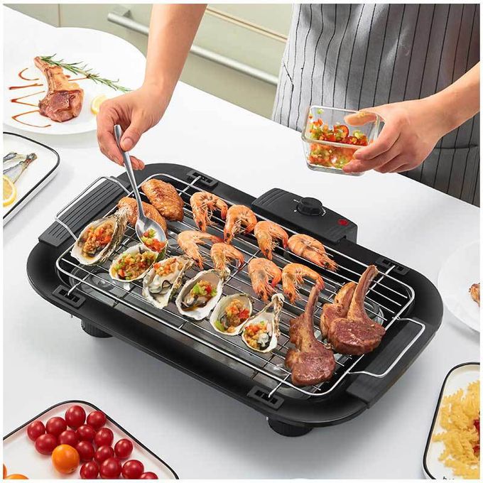 Barbecue Grill - Braise poisson, viande, crabe, gambas, brochette sans fumé (PROMO RAMADAN - Stock presqu'épuisé)