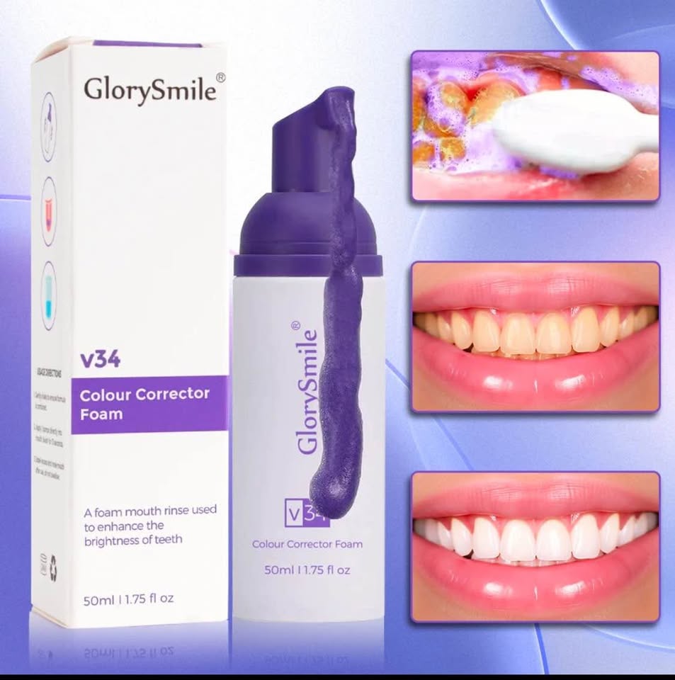 Glory Smile - élimine les odeurs, taches et blanchit les dents (Résultat Garantie - Dernières pièces restantes)