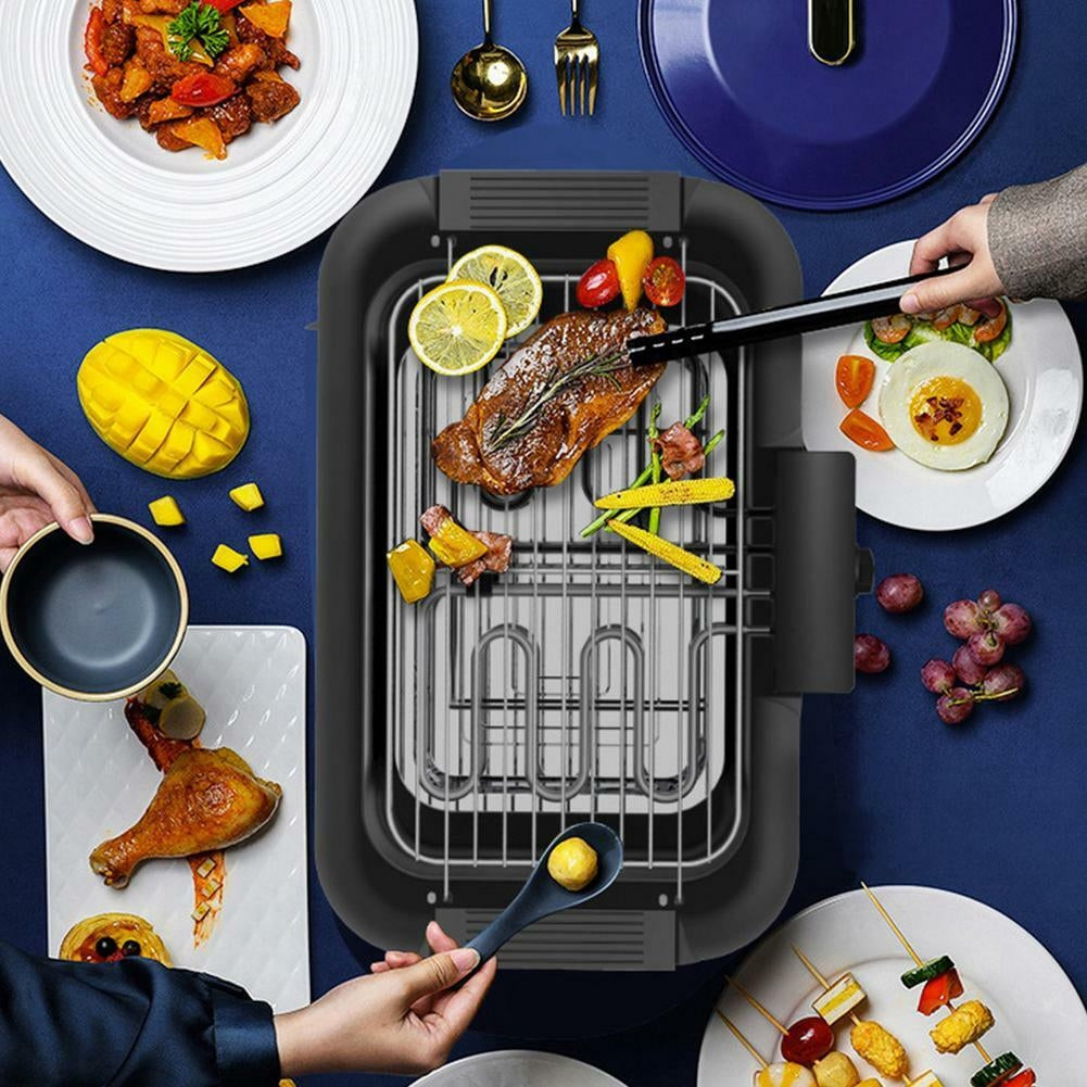Barbecue Grill - Braise poisson, viande, crabe, gambas, brochette sans fumé (PROMO RAMADAN - Stock presqu'épuisé)