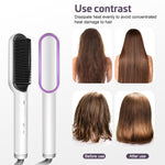 Load image into Gallery viewer, Peigne à Lisser à Ions Négatifs 2 en 1 pour cheveux crépus, frisés, perruques et barbes (EN PROMOTION - Stock très limité)
