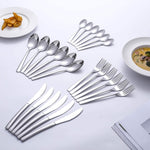 Load image into Gallery viewer, Coffret couverts premium - Set de 24 pièces durable, résistant à la rouille  (Dernières pièces restantes - Stock très limité)
