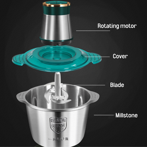 Hachoir Automatique Multifonctionnelle (PROMO RAMADAN - Stock presqu'épuisé)