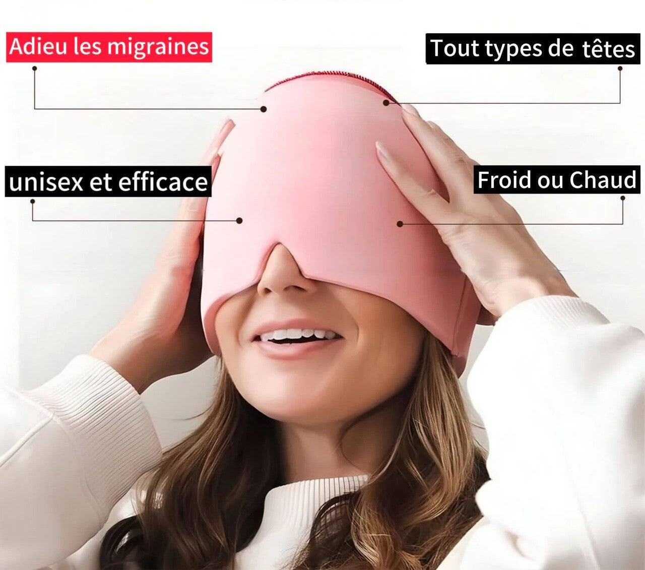 Bonnet anti migraine  (EN PROMOTION - Stock très limité)