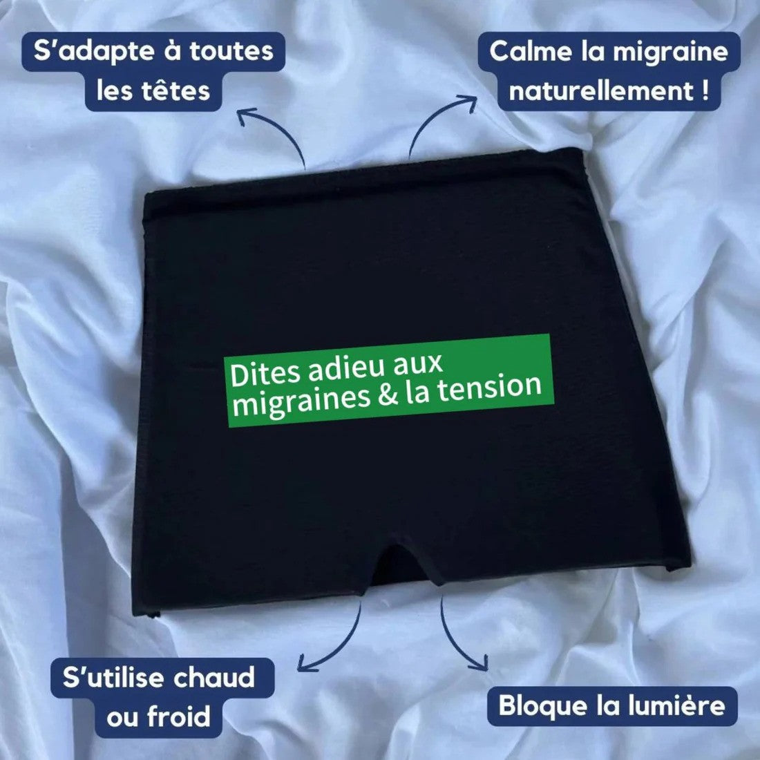 Bonnet anti migraine  (EN PROMOTION - Stock très limité)