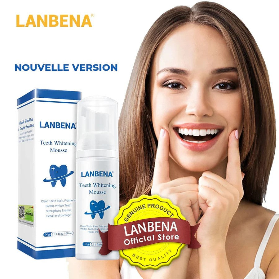 LANBENA-Mousse de blanchiment des dents  (EN PROMOTION - Stock très limité)