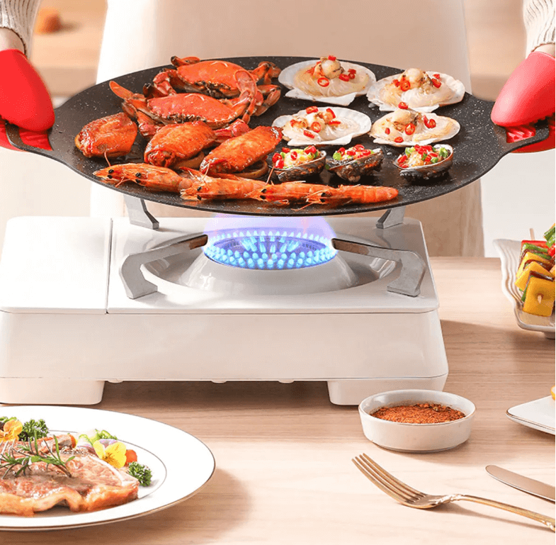 Grilloir - Braise poisson, viande, crabe, gambas, brochette sans fumé (SUPER PROMO- Stock presqu'épuisé)